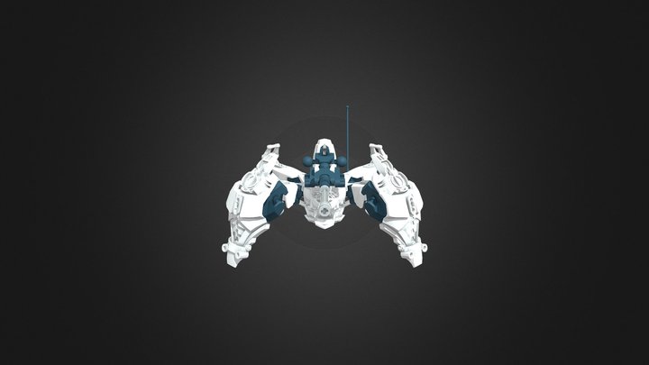 BucketBot SpiderTurretUpg 3D Model