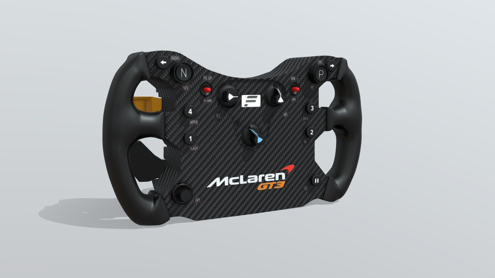 Mclaren Gt3 Steering Wheel - 3d Model By Michell.hardika [d9b2fba 