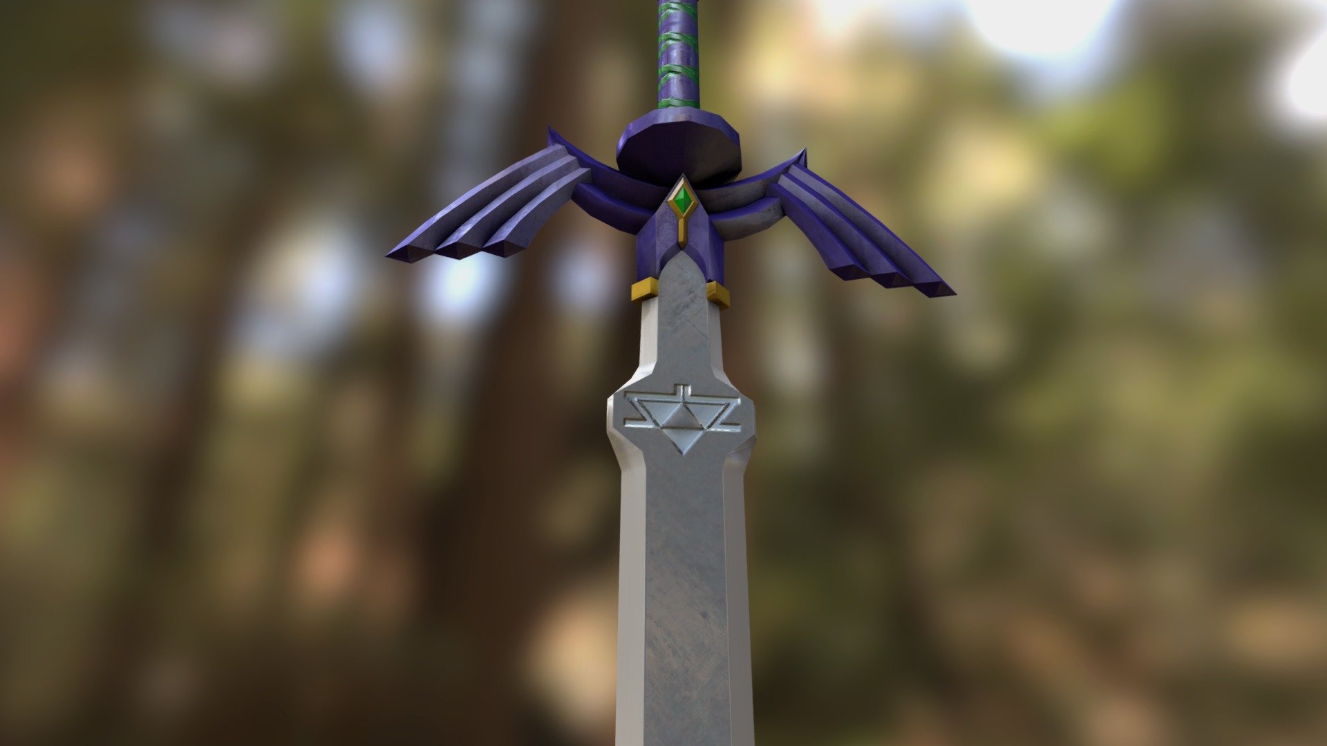 Master Sword (Legend of Zelda) - 3D model by Guillermo Pérez Pascual ...