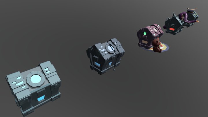 Chests 3D Model