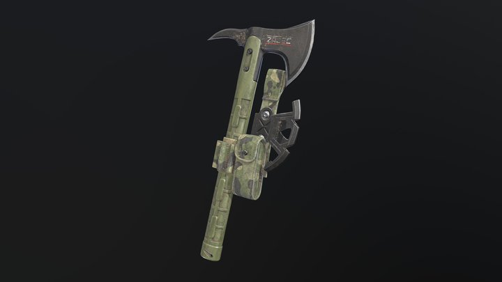 Zajec Tactical Axe 3D Model