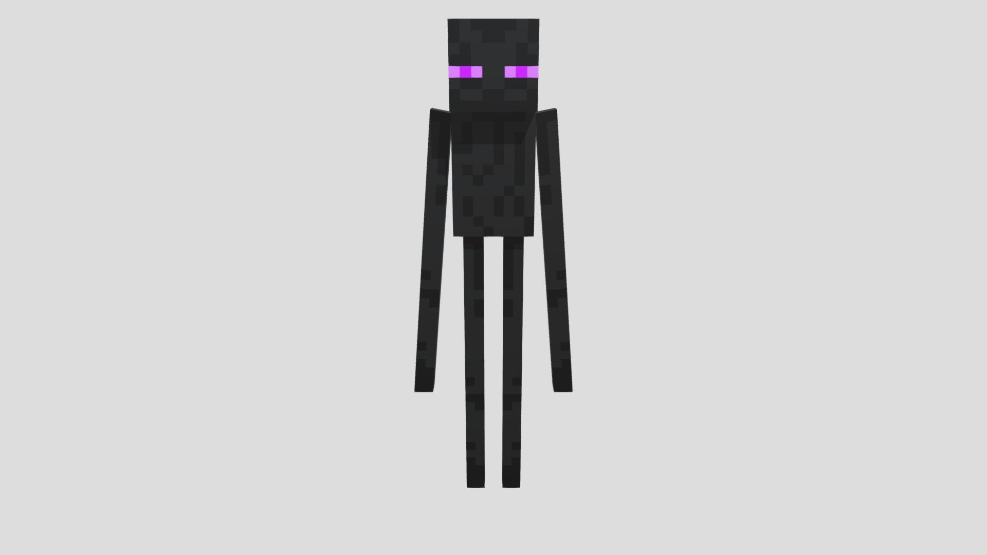 minecraft_-_enderman - 3D model by furiousdestrer1 [d9b51eb] - Sketchfab