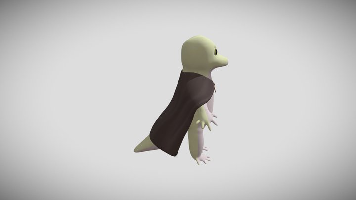 Gecko completed 3D Model