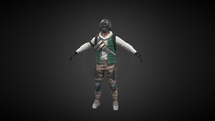 Soldier 3D Model