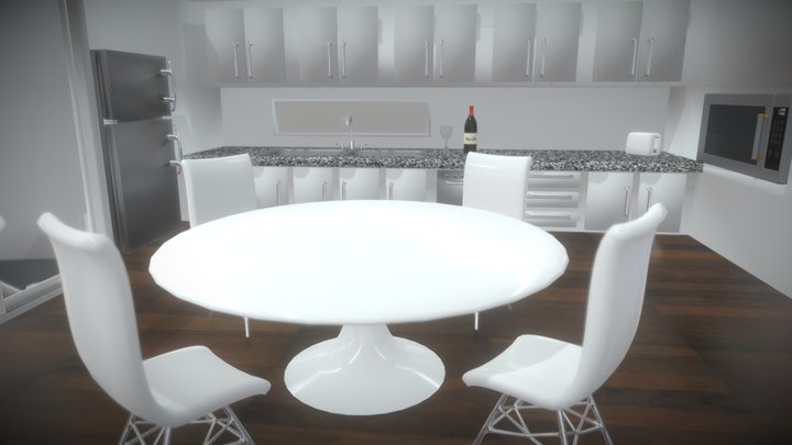 Modern Kitchen 3D Model