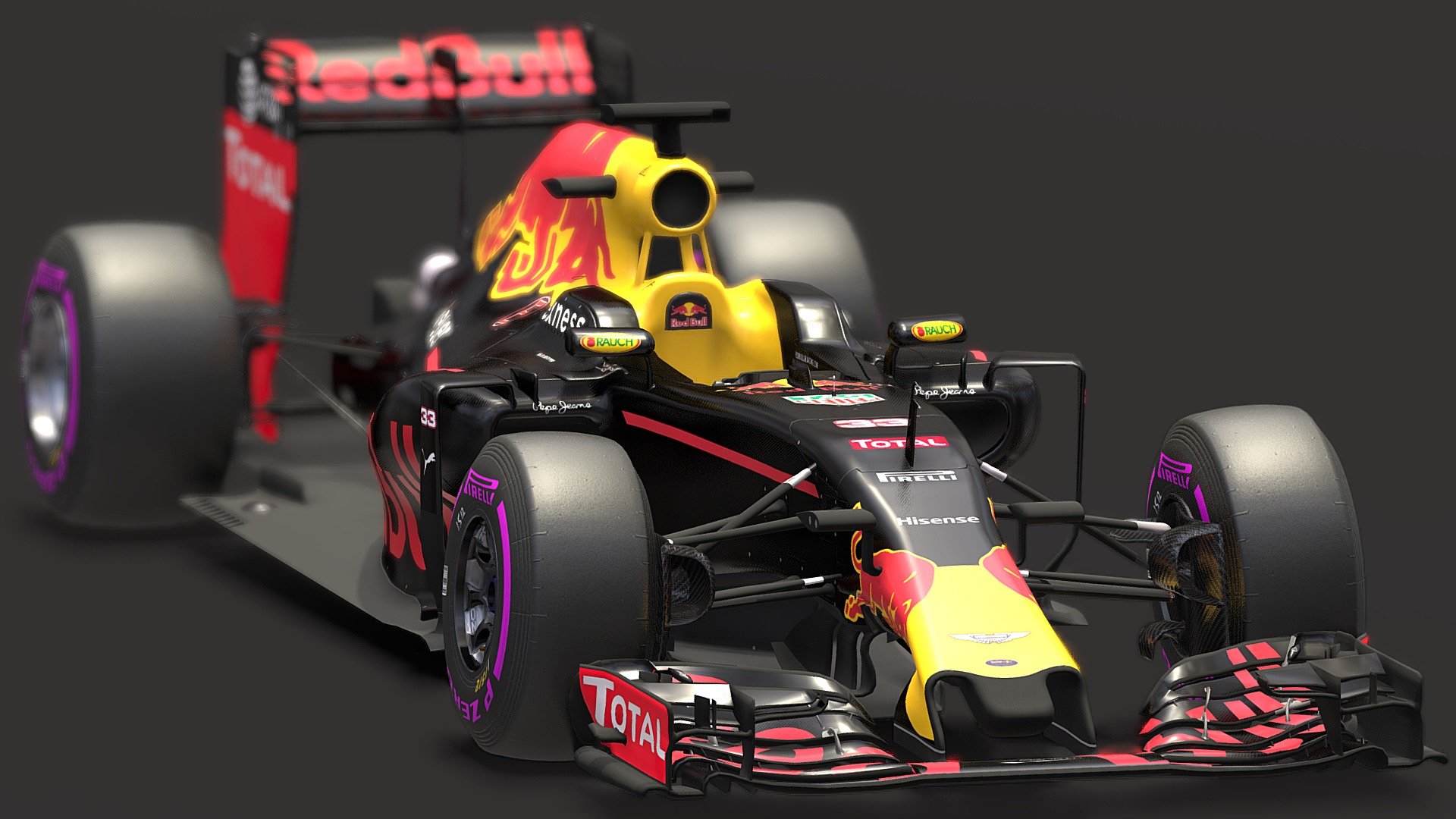 スパーク Red Bull RB12 #3 オーストラリア 2016 2016 Redbull RB12 - Download Free 3D model by Dave Love SketchFab