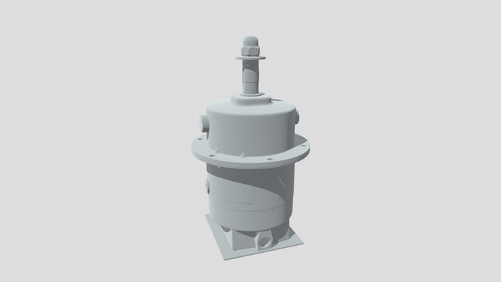Gas regulator assembly on desk 3D Model