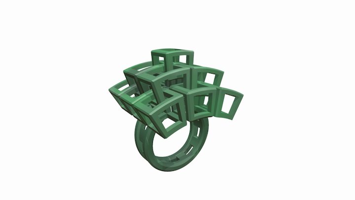 Kubusring-klein3 3D Model