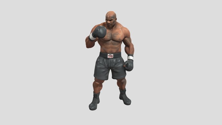 3d model of Mike Tyson 3D Model