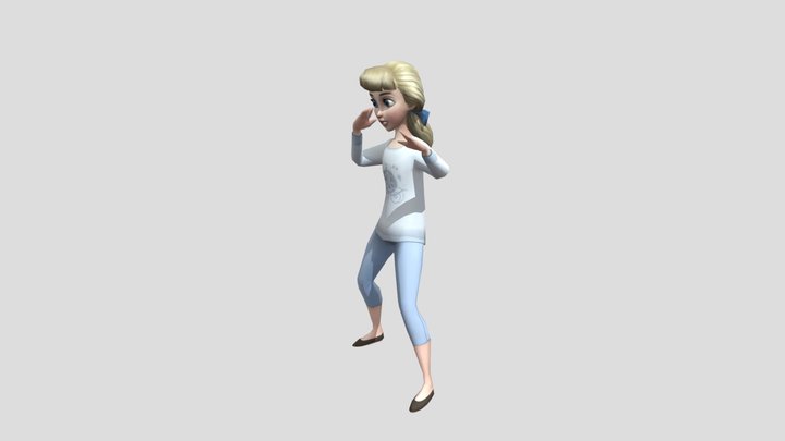 Inside Crescent Kick 3D Model