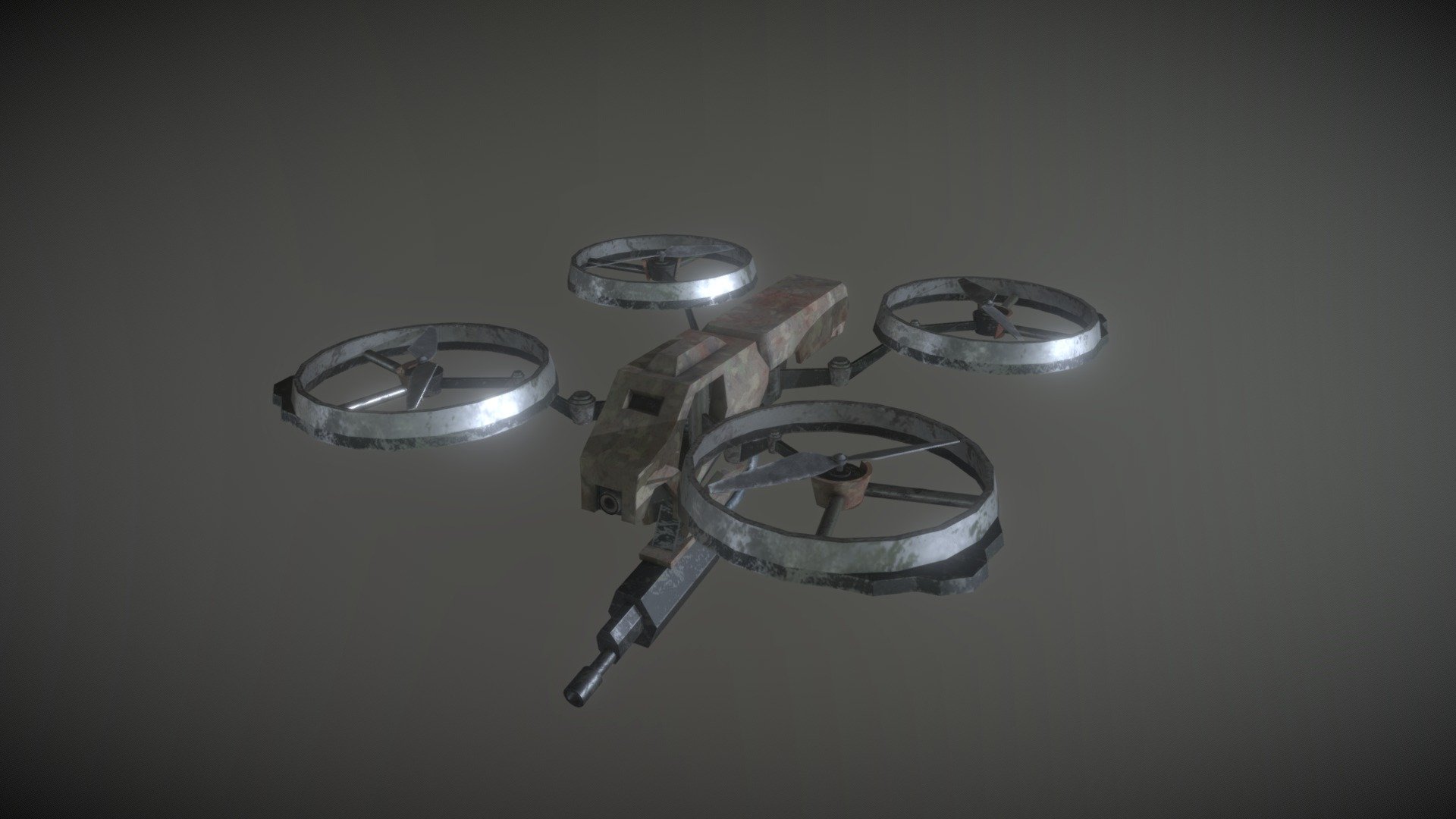 Quadcopter Drone - 3D model by carlosacosta [d9ba6f7] - Sketchfab