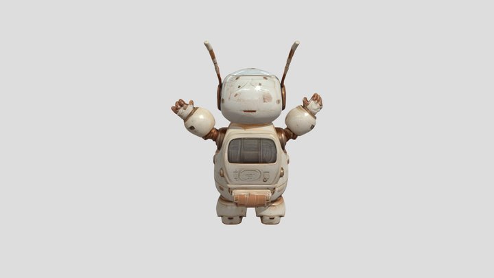 chubby-robot-hd 3D Model