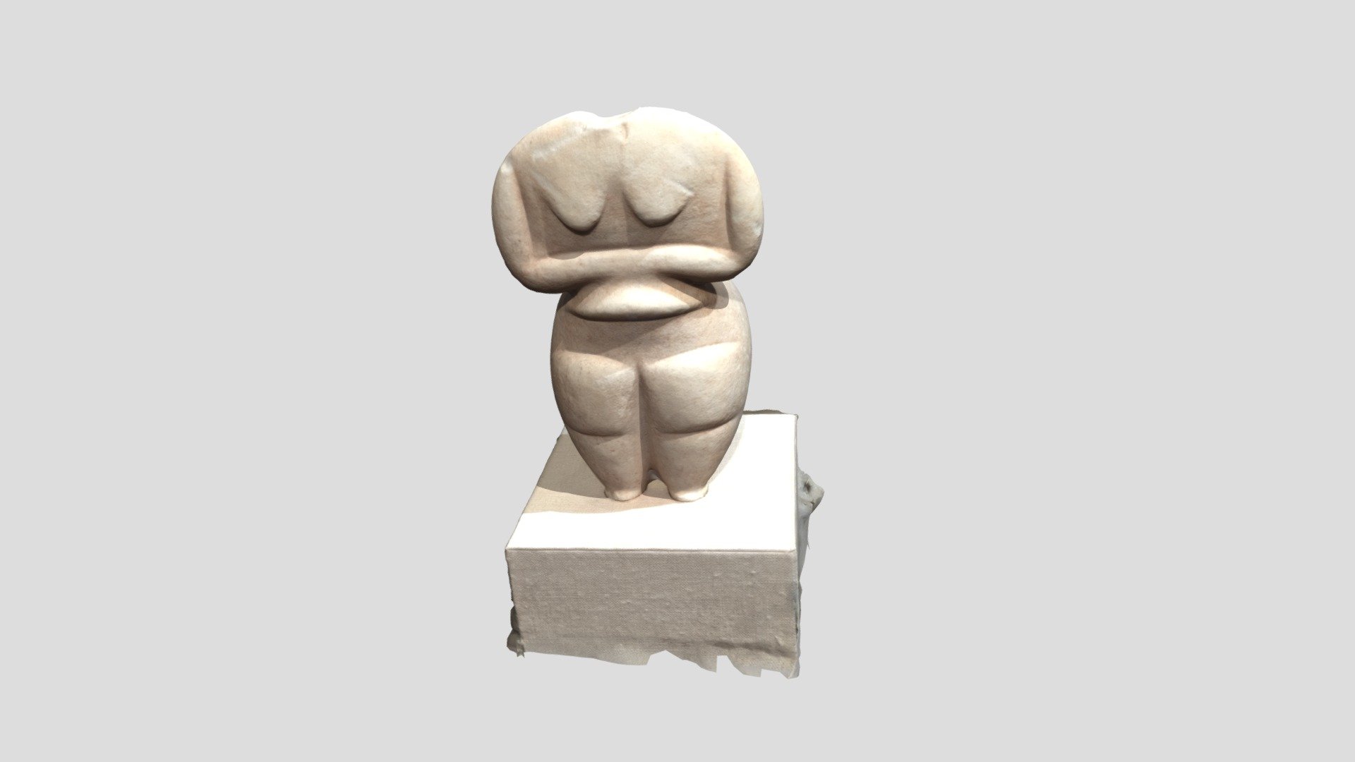Cycladic female figure - 3D model by jsanchez12 [d9bb895] - Sketchfab