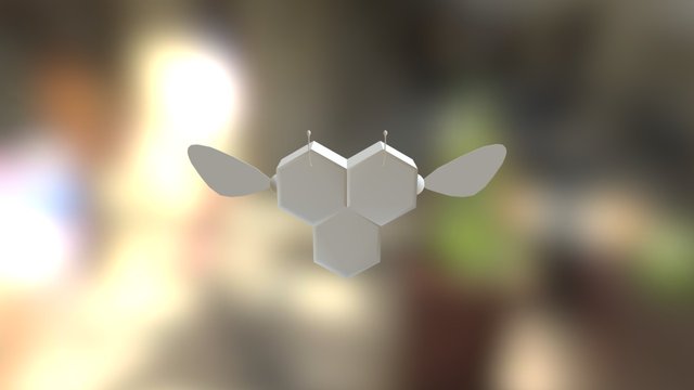 Combee [Pixelmon] [Untextured] 3D Model