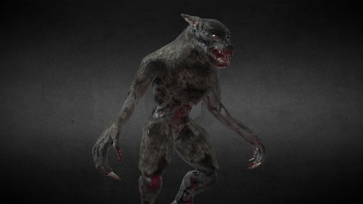 Werewolf Alpha 3D Model