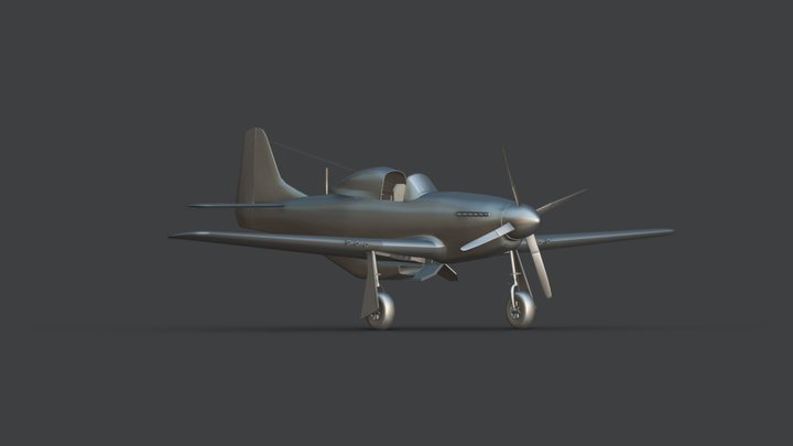 P-51 3D Model