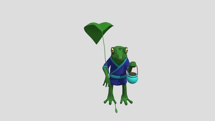 old frog 3D Model