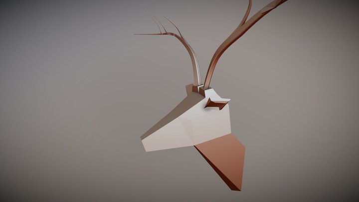 Deer Decoration 3D Model