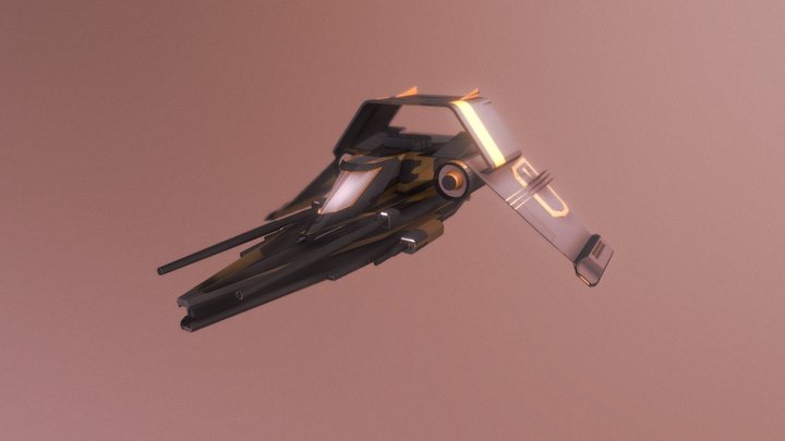 Spaceship 3D Model