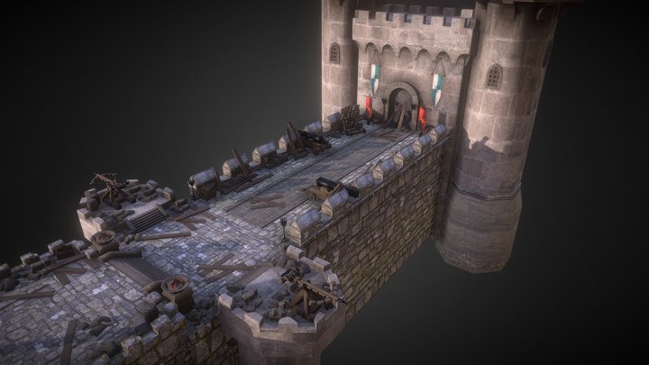 Castlewall 3D Model