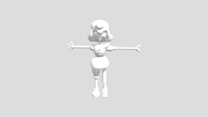 The amazing digital circus (original character) 3D Model