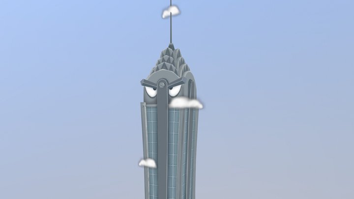 Cog Skyscraper 3D Model