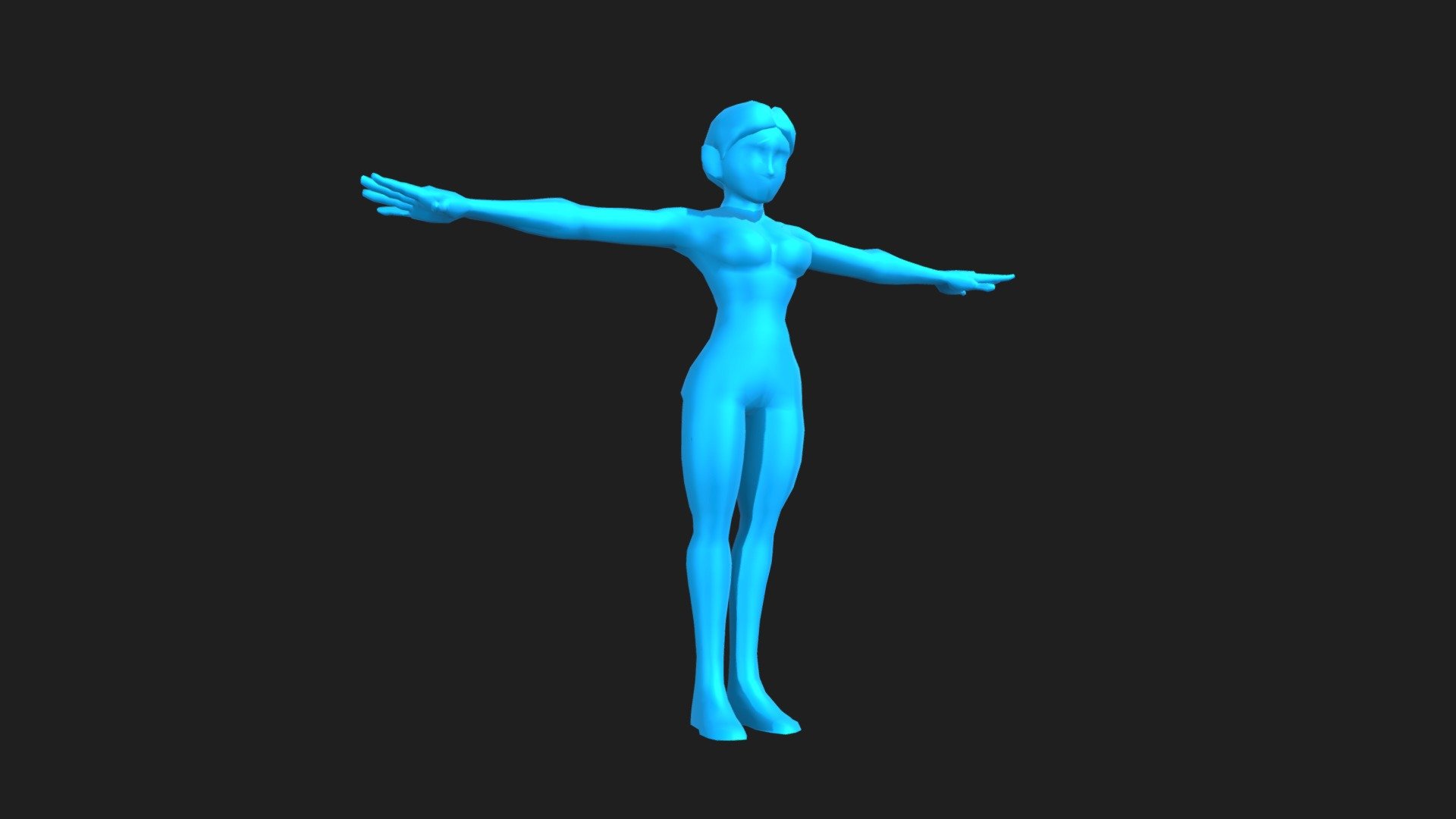 Akina Base Mesh — Sketchfab embed 3D viewer