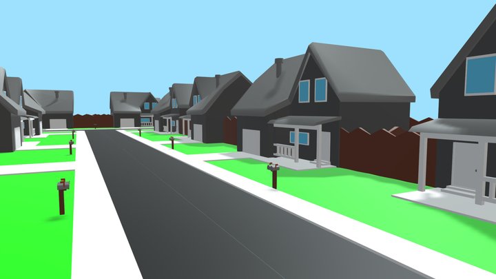 Neighbor Hood Idea 3D Model