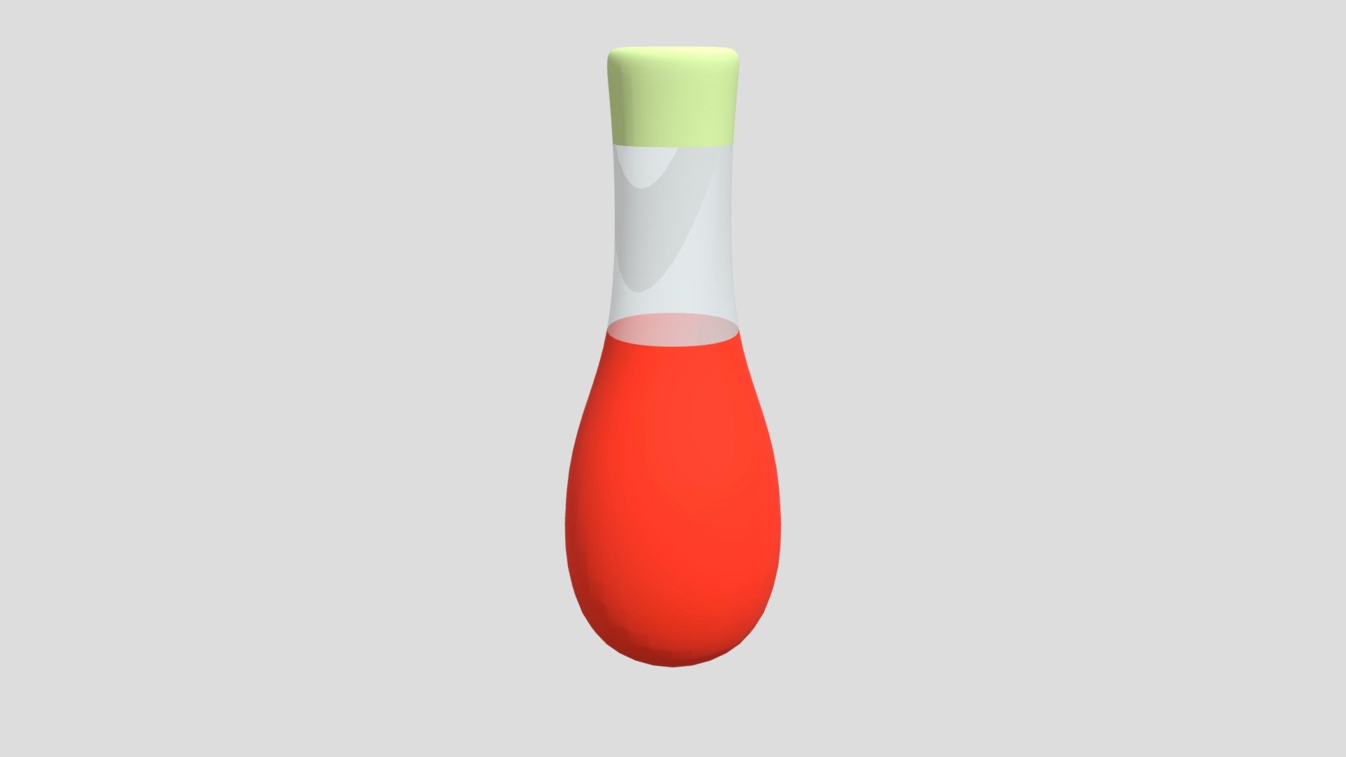 Subsurface poly red potion - 3D model by Misfit_Games [d9c3a65] - Sketchfab