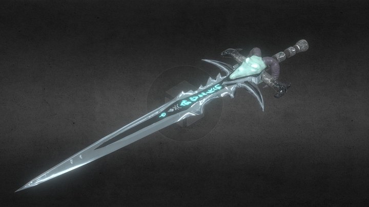 Frostmourne - sword of the Lich King 3D Model
