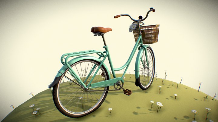Retro  bike 3D Model
