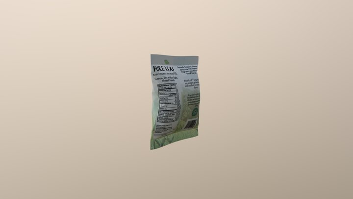Pure Leaf Tea Bag 3D Model