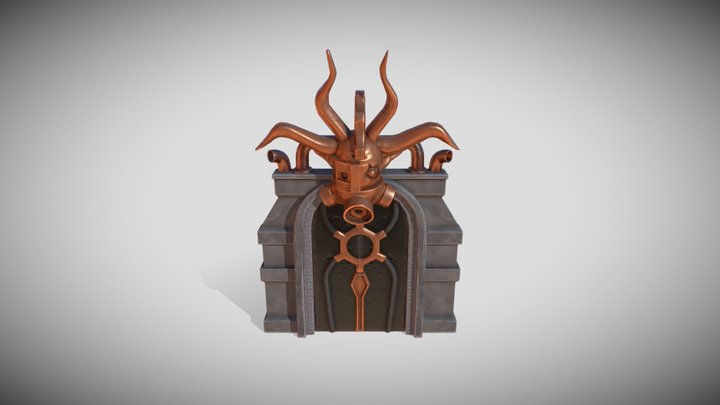 Hell Gear - Boss Door 3D Model
