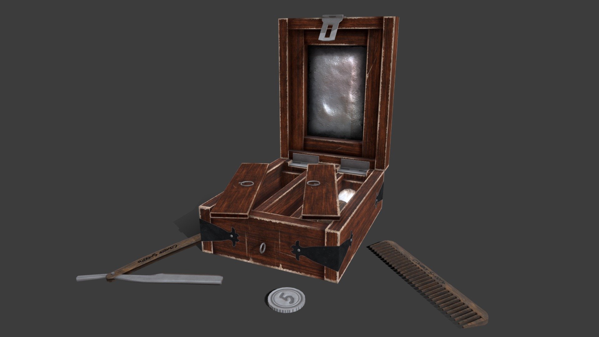 Antique Shaving Kit