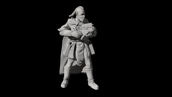 Dark Elf 1 3D Model