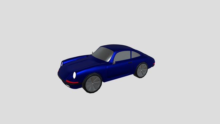 GAME READY PORSCHE 911 CAR ASSET – Free 3D Model STL