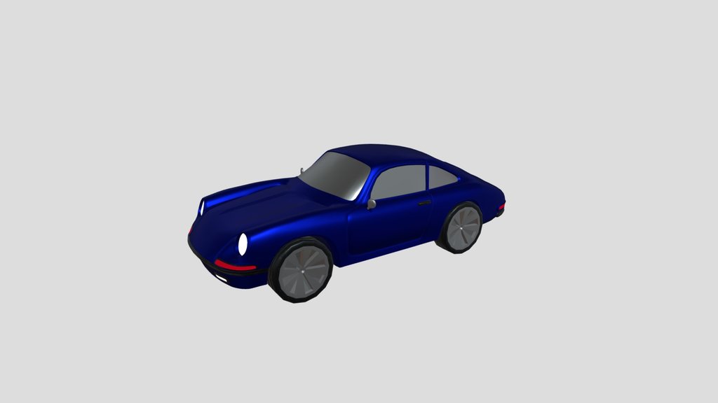 GAME READY PORSCHE 911 CAR ASSET