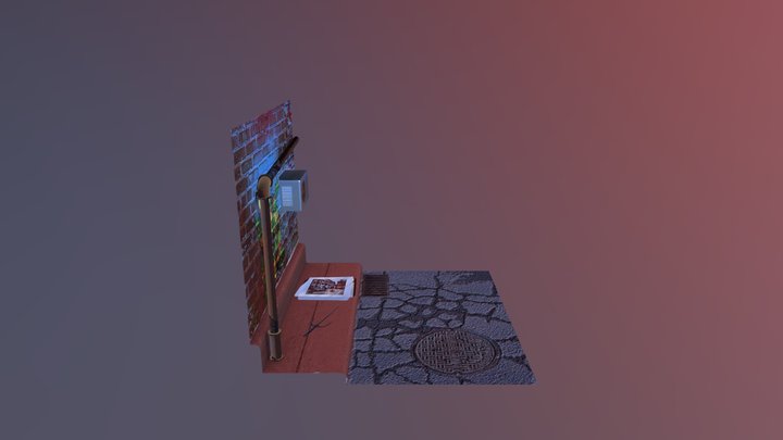 Ninja Alley 3D Model