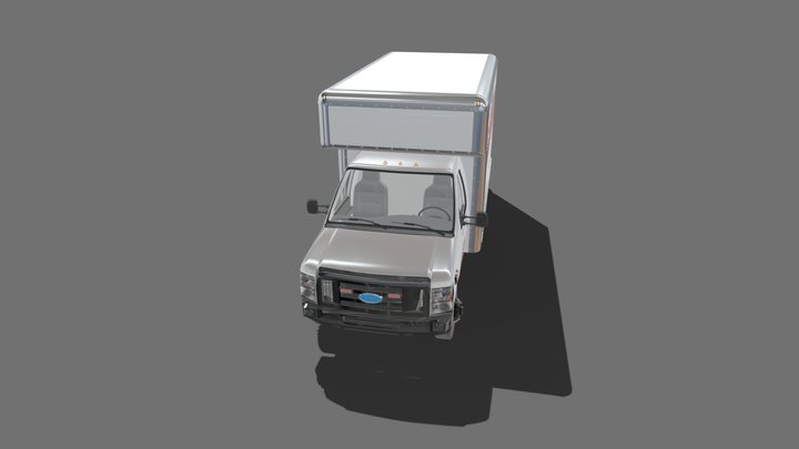 Ford F450 UHaul 3D Model