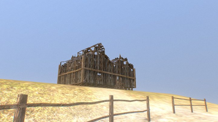 Abandoned Farmhouse 3D Model