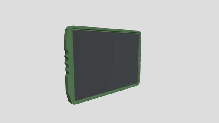 Low Poly Tactical Gothic Tablet 3D Model