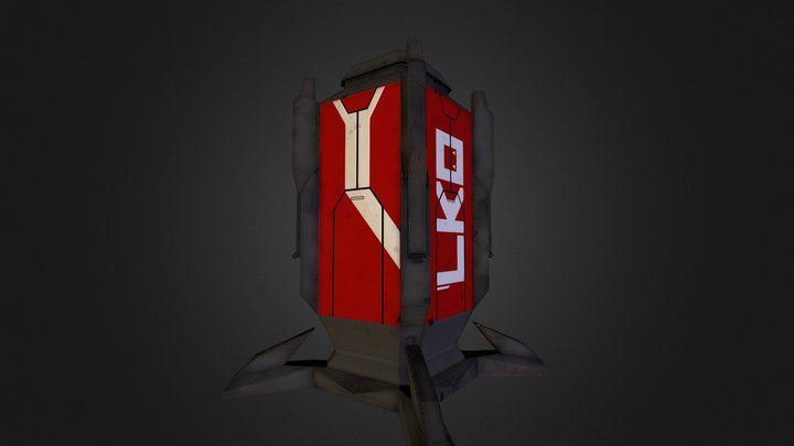 Drop Crate 3D Model