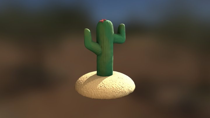 Sculpt January Day 04 - Desert 3D Model