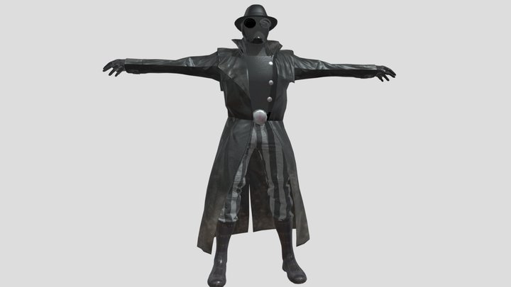 Spider- Man Noir Ver. 2 3D Model
