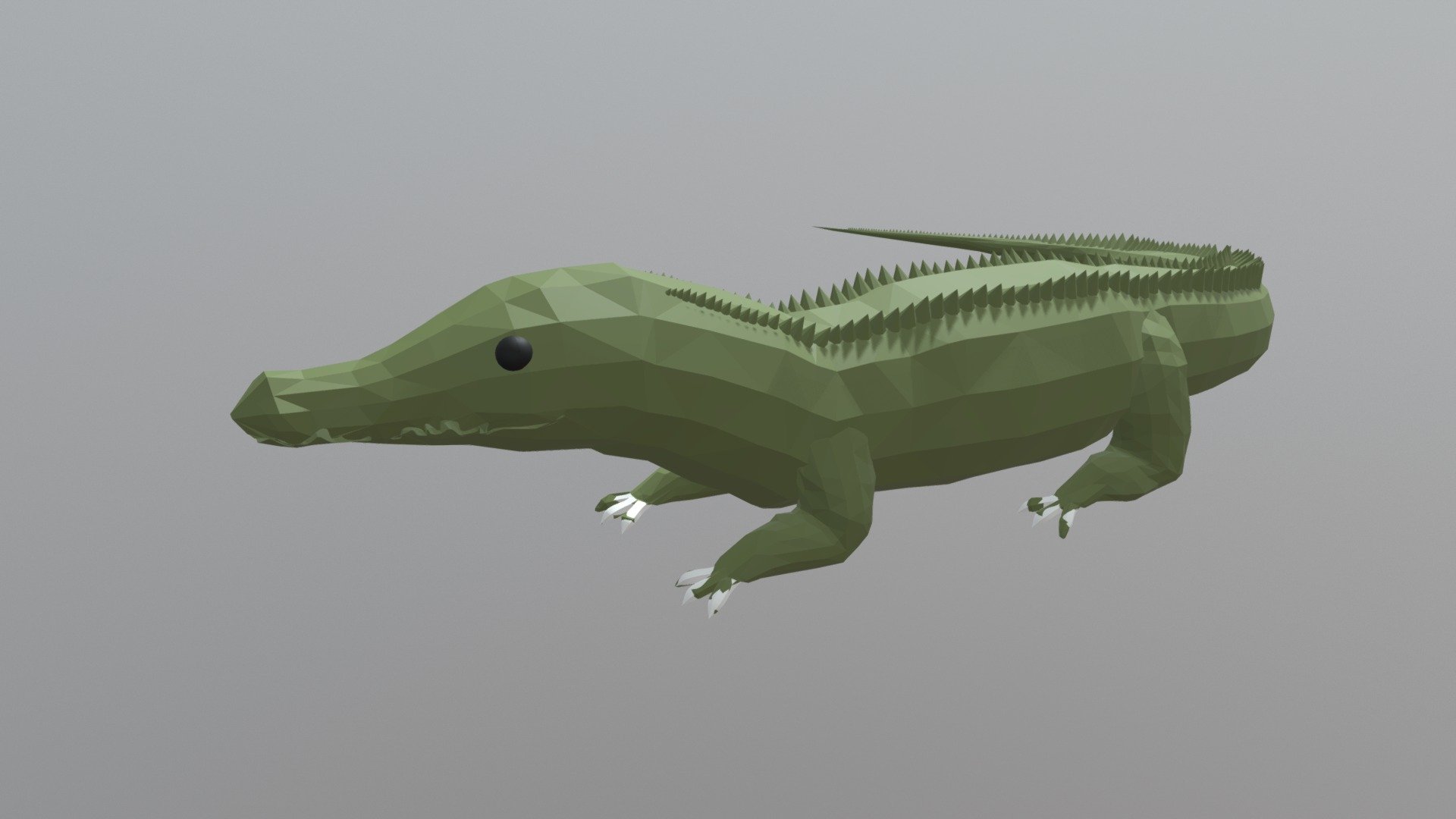 Low Poly Crocodile Buy Royalty Free 3D Model By Incod ART 3D 