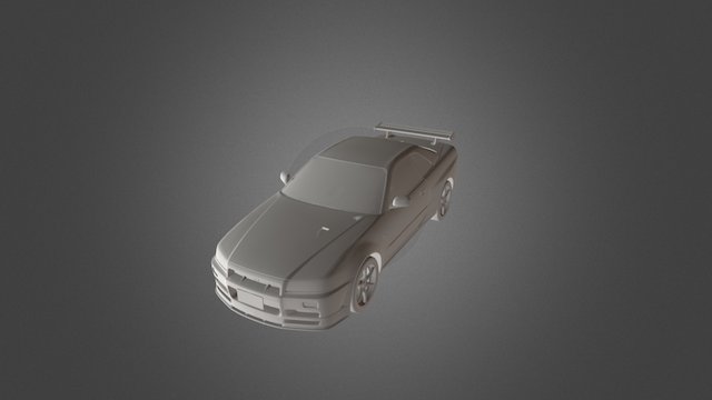 Nissan Skyline R34 3D Model