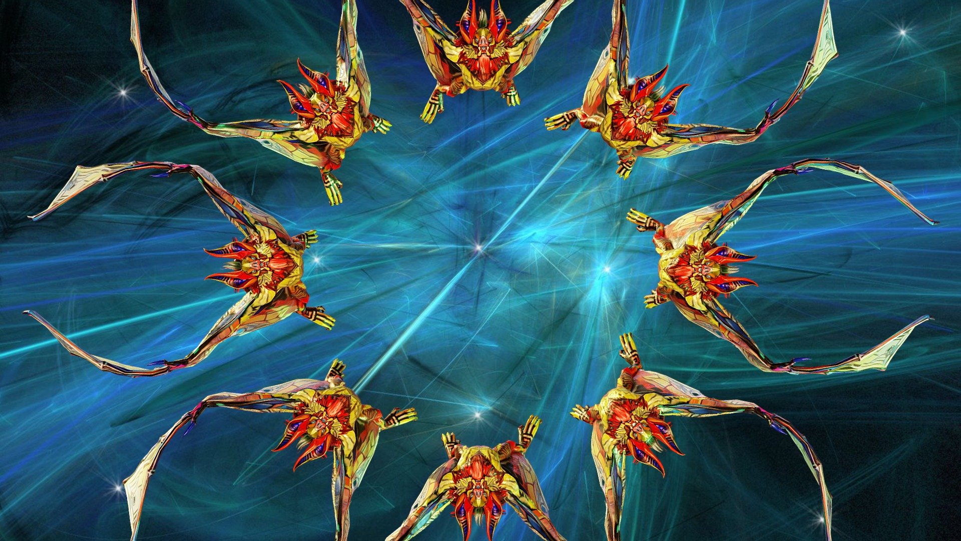 Mandalas on the fly