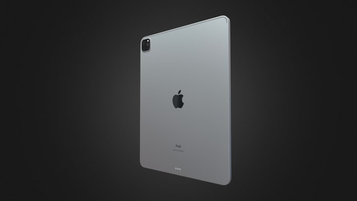 Apple M1 Silicon iPad Pro 12.9 inch 3D Model