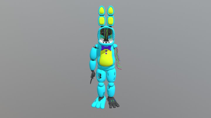 Withered-bonnie 3D Model
