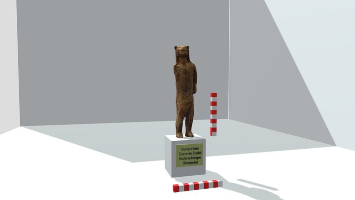 Hombre-león Cueva De Stadel 3D Model